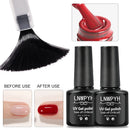 LNWPYH 2Pc Gel Nail Polish Kit Professional Glitter Nail Gel Polish Semi Permanent Soak Off UV Nail Art Gel Varnish Nail Art Set