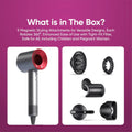 5 in 1 Professional Hair Dryer, with Hot and Cold Air Functionality - Lightweight and Thermostatic Styling Tool for Smooth Hair