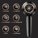 12pcs-in-1 multiple accessory hair dryer. With accessories such as combs, hair clips, hair patches, air cushion combs, etc.