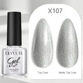 LILYCUTE 7ML 125 Colors Gorgeous Glitter Red Nail Gel Polish Semi Permanent Soak Off LED UV Gel Nail Art Manicure Varnish