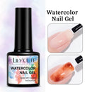 LILYCUTE 7ML Watercolor Nail Gel Peelable Base Gel Polish Function Nail Semi Permanent Soak Off UV Gel Nail Art Manicure Varnish