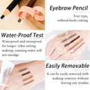 Eyebrow Pencil Microblading Supplies Set Waterproof Eyebrow Tattoo Tint Enhancers With Sharpener Brow 10Pcs Brow Trimmer Blade