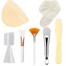 DIY Face Mask Mixing Bowl Set  Silicone Facial Applicator Brush Spatula with Measure Spoon Facial Skin Care Tool Beauty Supplies