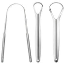 Premium 1pcs/3pcs Metal Tongue Scraper Cleaner for Adults & Kids Portable Stainless Steel Tongue Scrapers Brushes for Removing