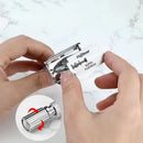 Men Shaving Razor with Blade Sliver Folding Shaving Knife Facial Hair Stainless Steel Straight Razor Barber Tools 10 Pcs Blades