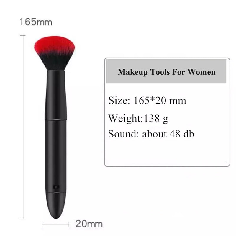 New Vibration Cosmetics Makeup Blending Brush with 10 Vibration Frequencies For Quick Makeup Electric Makeup Puff Applicator