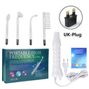 High Frequency Electrotherapy Neon Facial Skin Massage Wand for Acne Skin Rejuvenation Tightening Face Wrinkle Reducing Machine