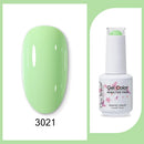 Clou Beaute 15ml Red Black White Green Neon Gel Nail Polish Base Top Coat Velvet Top 400 Colors Semi Permanent Gel Nail Varnish