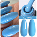 LILYCUTE Dark Grey Matte Color Series Gel Nail Polish Winter Long Lasting Full Coverage Manicure Soak Off Nails Art Gel Varnish