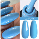 LILYCUTE Dark Grey Matte Color Series Gel Nail Polish Winter Long Lasting Full Coverage Manicure Soak Off Nails Art Gel Varnish