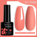 LILYCUTE Dark Grey Matte Color Series Gel Nail Polish Winter Long Lasting Full Coverage Manicure Soak Off Nails Art Gel Varnish
