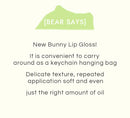 Gege Bear Rabbit Lip Glaze, Matte Velvet Lip Clay Long-lasting Color Non-drying Lipstick