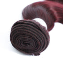 99J Dark Red Human Hair Bundles Straight Burgundy 30 Inch Brazilian Virgin Hair Extension Weave Human Hair Raw Bundles For Women