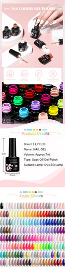 LILYCUTE Dark Grey Matte Color Series Gel Nail Polish Winter Long Lasting Full Coverage Manicure Soak Off Nails Art Gel Varnish