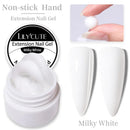 LILYCUTE 1Pc Quick Extension Gel Nail Nude Pink Glitter Building Acrylic Semi Permanent Soak Off UV LED Polish Nail Art Varnish