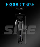 Kemei KM-PG1071 Professional Hair Clipper Rechargeable Cordless Hair Clipper Electric Hair Clipper Kit Men's Fade Hair Clipper