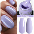 LILYCUTE Dark Grey Matte Color Series Gel Nail Polish Winter Long Lasting Full Coverage Manicure Soak Off Nails Art Gel Varnish