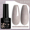 LILYCUTE Dark Grey Matte Color Series Gel Nail Polish Winter Long Lasting Full Coverage Manicure Soak Off Nails Art Gel Varnish