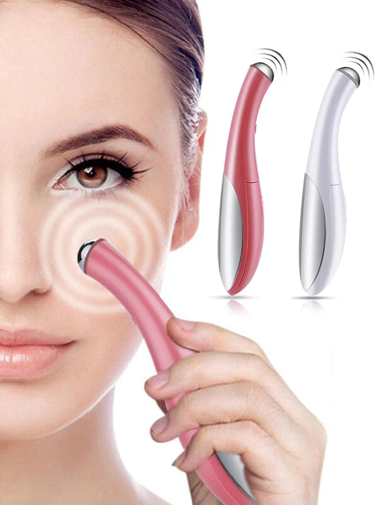 Portable Eye Massager Electric Vibration Wrinkle Anti-Ageing Eye Massage Dark Circle Removal Beauty Face Eye Care Pen