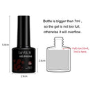 LILYCUTE 6Pcs/Set 7ML Brown Gel Nail Polish Winter Coffee Semi Permanent Soak Off UV Gel Design Nail Art Manicure Kit Varnish