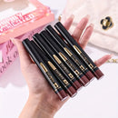 [Eyeshadow] Multifunctional Shimmer Eyeshadow Pen Set - 6 Colors,Long-Lasting High Satin & Matte Neutral Brown Eyeshadow Pencils