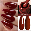 LILYCUTE Dark Grey Matte Color Series Gel Nail Polish Winter Long Lasting Full Coverage Manicure Soak Off Nails Art Gel Varnish
