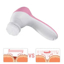 Electric 5 IN 1 Electric Facial Cleaner Brush Wash Machine Spa Skin Care Massage Blackhead Cleaning Facial Cleanser Tools