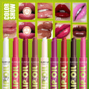 MLSMILE 3pcs/set Press Lipstick Solid Lip Gloss Long-lasting Easy Color Moisturizing Lip Gloss Pearl Mirror Lip Gloss