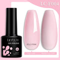 LILYCUTE 7ML Nail Gel Polish Full Coverage Manicure No Wipe Top Coat Base Coat Primer Soak Off LED UV Gel Nail Art Gel Varnish