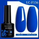 LILYCUTE 7ml Glitter Gel Nail Polish Autumn Winter Colorful Sparkling Laser Semi Permanent Soak Off UV Gel Nail Art Varnish