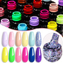 LILYCUTE 7ML Nail Gel Polish Nail Supplies Varnish Semi Permanent Nail Art Manicure Soak Off LED UV Gel Nail Varnishes