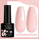 LILYCUTE Dark Grey Matte Color Series Gel Nail Polish Winter Long Lasting Full Coverage Manicure Soak Off Nails Art Gel Varnish