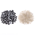 50Pcs/Lot 8-20mm Plastic Eyeball Doll Accessories Black Plush Safety Eyes For DIY Crafts Funny Toy Eyes Animal Gifts Decoration