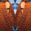 8-30" Ginger Color Natural Wave Bundles Human Hair Brazilian Hair Weave 1 3 4 Bundles  Remy Human Hair Extensions