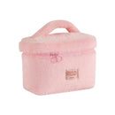 Soft Plush Large Capcity Makeup Bags for Women Daily Cosmetics Organzier Simple Style Tote Travel Toiletry Bag Sac A Main