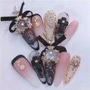 10 Rolls/Box White Black Lace Nail Art Foils Set Nail Transfer Sticker Paper DIY Manicure Nail Decoration Accessories