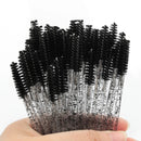New 5/25/50Pcs Wholesale Crystal Eyelashes Brush Applicator Eyelash Brushes Plastic Mascara Wand Lashes Extension Makeup Beauty