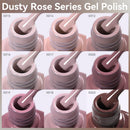 LILYCUTE 7ML Nail Gel Dusty Rose Series Nail Gel Polish Semi Permanent Soak Off LED UV Gel Nail Art Design Manicure Varnish