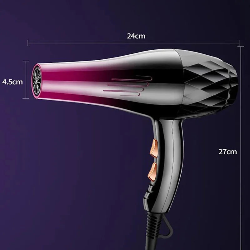 Hair Dryer Professional 1200W/2200W Gear Strong Power Blow Hair Dryer Brush For Hairdressing Barber Salon Tools Hair Dryer Fan