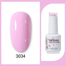 Clou Beaute 15ml Red Black White Green Neon Gel Nail Polish Base Top Coat Velvet Top 400 Colors Semi Permanent Gel Nail Varnish