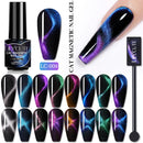 LILYCUTE 7ML Cat Magnetic Gel Nail Polish 9D Magnetic Gel Shine Colorful Design Manicure Semi Permanent Soak Off DIY Nail Art