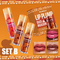 MLSMILE Duck Lip Plump Lip Oil Moisturizing Lip Gloss Mirror Water nature long-lasting Gloss Gloss Pearl Lip Glaze Set