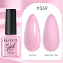 LILYCUTE 7ML 125 Colors Gorgeous Glitter Red Nail Gel Polish Semi Permanent Soak Off LED UV Gel Nail Art Manicure Varnish