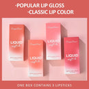 3 PCS Liquid Lipsticks Set Long Lasting Make Up For Women Korean Beauty Cosmetics Matte Lipsticks Waterproof Long lasting