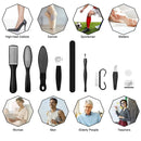 Pedicure Kit 8/10/23 in 1 Stainless Steel Professional Pedicure Tools Set Foot Rasp Peel Callus Dead Skin Remover