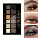 Professional 12 Colors Eyeshadow Palette Natural Shimmer Matte Nudes Cosmetic Eye Makeup for Makeup Artists