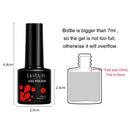 LILYCUTE 7ML Red Gel Nail Polish Matte Brown Semi Permanent Soak Off UV LED Gel Varnish Nail Art Design Manicure