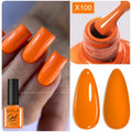 LILYCUTE 7ML 125 Colors Gorgeous Glitter Red Nail Gel Polish Semi Permanent Soak Off LED UV Gel Nail Art Manicure Varnish