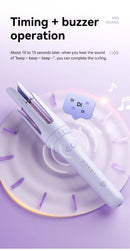 Using Salon Styling Tool Small Crimping Iron for crimped hair