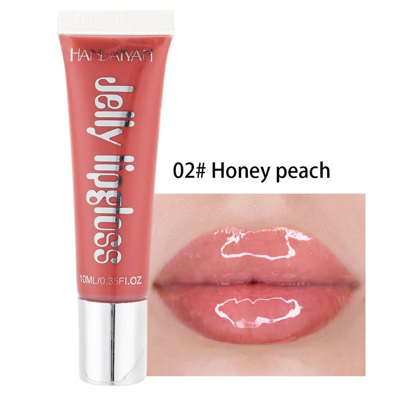 Jelly Lip Gloss Moisturising Lipstick Sexy Lip Oil Plumping Non-Sticky Long Lasting Repairing Primer Lip Balm Care Cosmetics